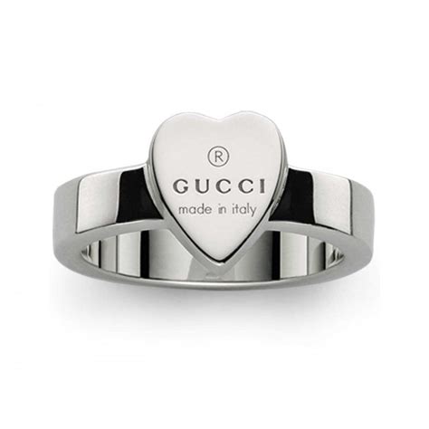 black heart gucci ring|Gucci trademark heart ring.